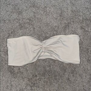 Vintage American Apparel Nude Bandeau Top Size Large